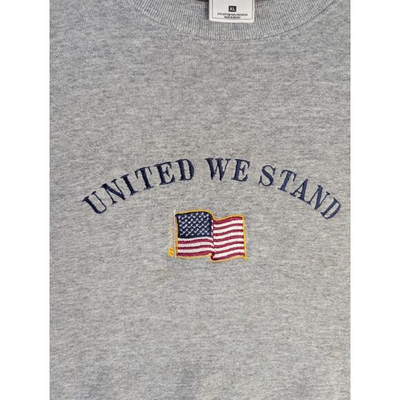 Vintage Sweatshirt Mens XL Gray Sept 9/11 Remember WTC Memorial - Picture 12 of 16